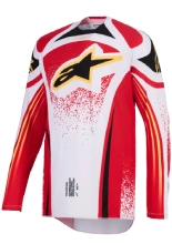 Bluza cross Alpinestars MX Techstar Nomur czerwono-szaro-czarna