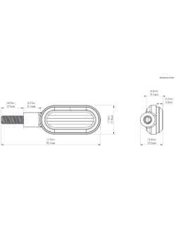 Kierunkowskazy tylne Denali Switchback T3 [gwint M8]