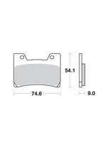 KLOCKI HAMULCOWE SBS 645 HS