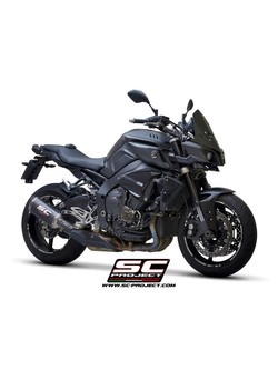 Tłumik SC-Project SC1-M Titanium / Carbon (Slip on) - Yamaha MT-10 [16-20]