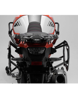 Zestaw: kufry boczne + kufer centralny + stelaże 37/45/38 TRAX ADV do Suzuki V-Strom 1050/XT [19-] srebrne