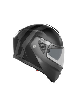 Kask szczękowy AGV Streetmodular Resia czarno-szary matowy