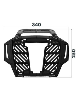 Stelaż pod kufer centralny Hepco&Becker AluRack Yamaha MT-07 (21-24)