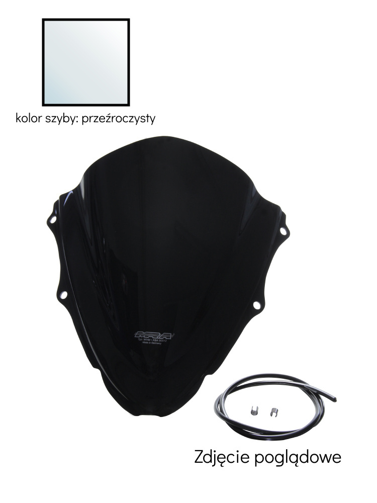 Szyba motocyklowa MRA Racing "R" Honda CBR 1000 RR (08-11) przeźroczysta