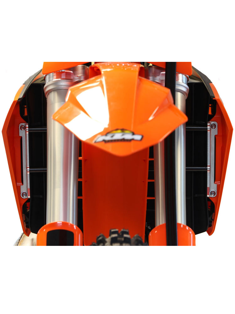 Osłony chłodnicy AXP Racing Gas Gas, Husqvarna, KTM (wybrane modele) srebrne