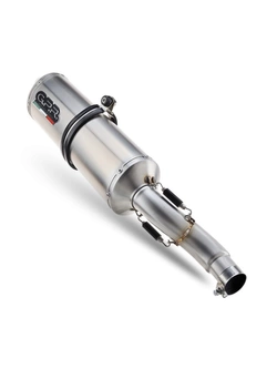 Tłumik motocyklowy G.P.R Satinox Ducati Monster 800 (03-05) stalowy [z homologacją]