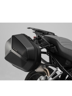 Zestaw: kufry boczne + stelaże ABS Aero System SW-Motech do Yamaha XJR 1200 4PU (95-99) [pojemność: 2 x 25 L]