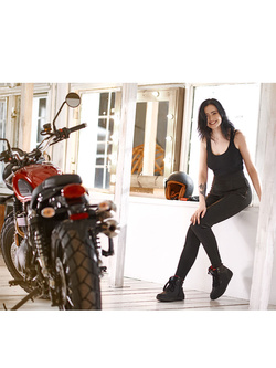 Jeansy motocyklowe damskie Shima Cruz 2.0 czarne