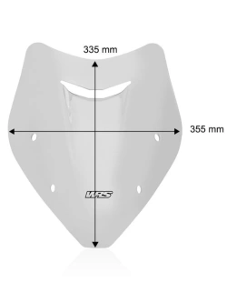 Szyba motocyklowa WRS Sport Benelli TRK 702/ X (23-) przezroczysta