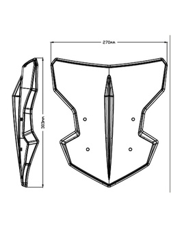 Owiewka Puig do Yamaha MT-03 (20-) mocno przyciemniana