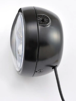 Reflektor przedni Daytona Capsule120 LED czarny [120mm]