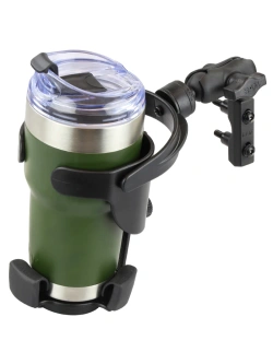 Samopoziomujący uchwyt na napoje RAM XL z mocowaniem na zbiorniczek hamulca/sprzęgła [pojemność: ok. 0.95 L]