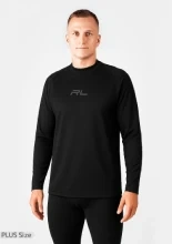 Koszulka termoaktywna z długim rękawem Redline Mars 2.0 Outlast Plus Size czarna
