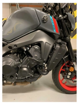 Crash pady ramy motocykla Womet-Tech Evos czarne [z zestawem montażowym]