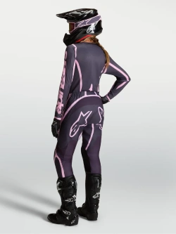 Bluza cross damska Alpinestars MX Stella Fluid Apex V2 szaro-różowa