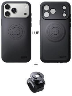 Zestaw: etui na telefon iPhone 17 Pro Max + uchwyt na rzep SPC+ SP Connect