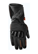 Rękawice motocyklowe tekstylne RST Pro Series Artic D3O czarne