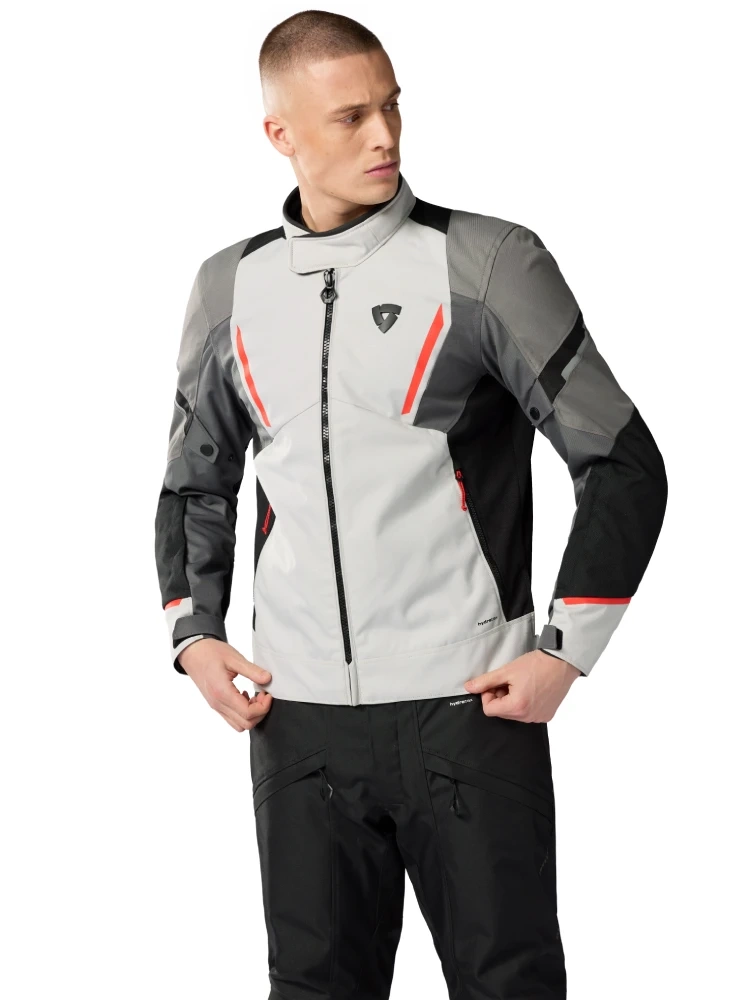 Kurtka motocyklowa tekstylna REV’IT! Undulate H2O szara
