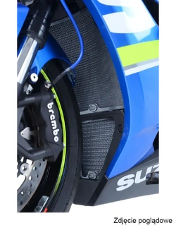 Osłona chłodnicy oleju R&G Suzuki GSXR 1000/ R (17-24) tytanowa