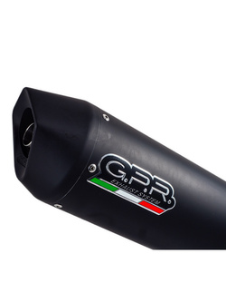 Podwójny tłumik G.P.R Furore Nero wysoka wersja [Slip-On, Black Aluminium] - Honda VTR 1000 F Firestorm [97-07]