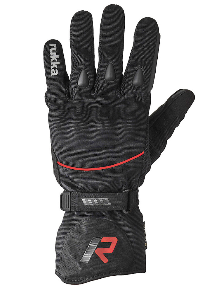 Rękawice motocyklowe Rukka Virium 2.0  czarno-czerwone