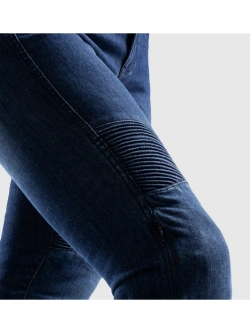 Jeansy motocyklowe damskie Rebelhorn Agness 2 Mono niebieskie