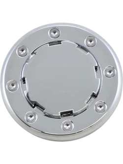 Korek wlewu paliwa Kuryakyn Flush srebrny [montowany na płasko]