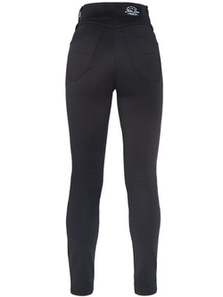 Legginsy motocyklowe damskie John Doe Jeggy Monolayer czarne