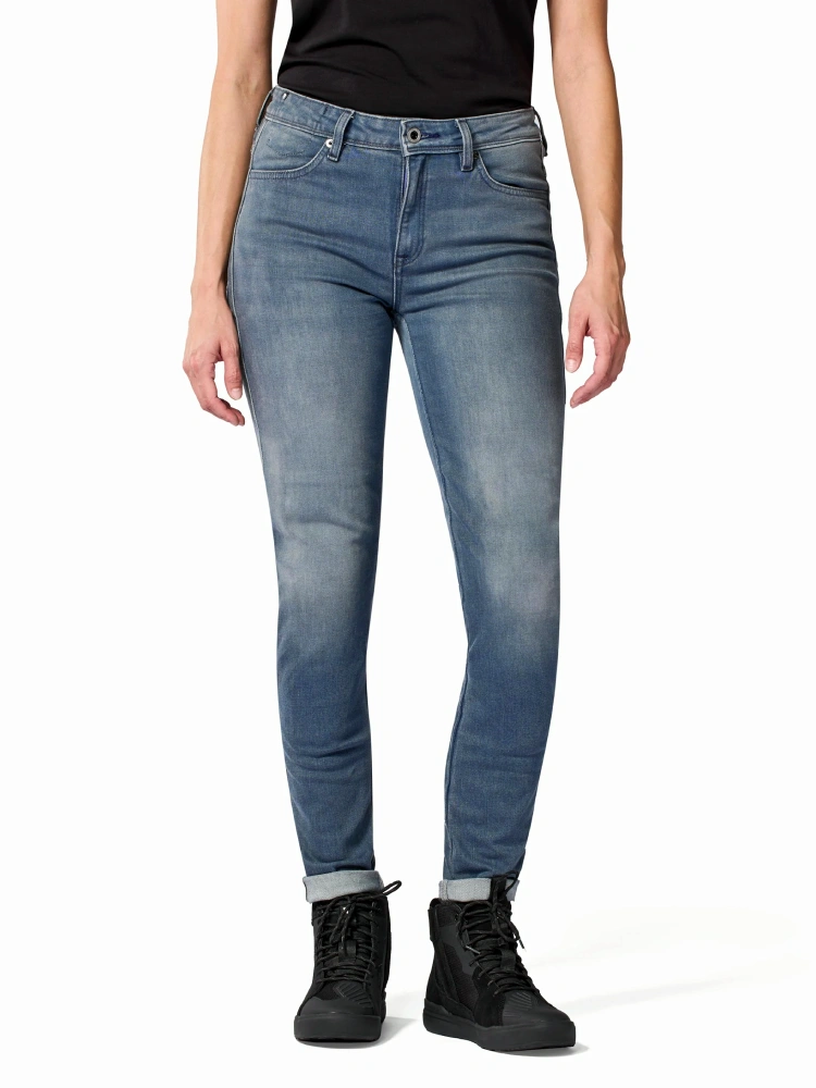 Jeansy motocyklowe damskie REV’IT! Marley SK szare