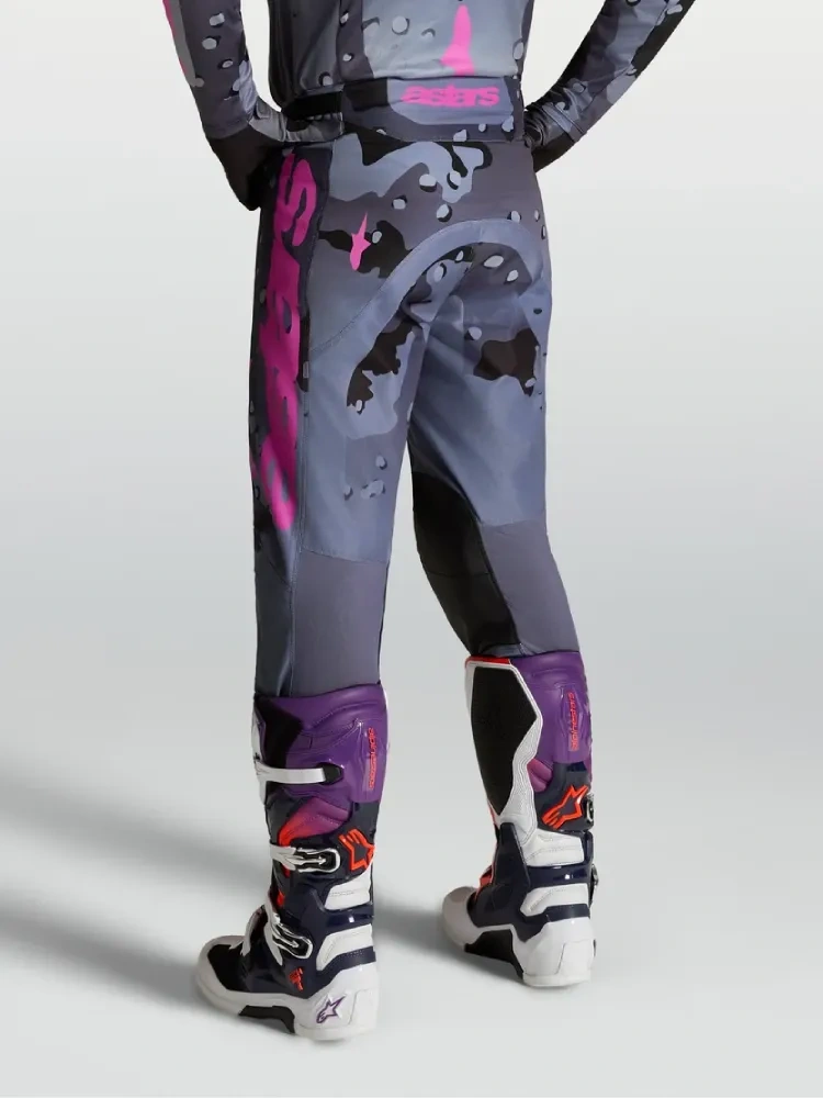 Spodnie cross Alpinestars MX Racer Lone szaro-fioletowe