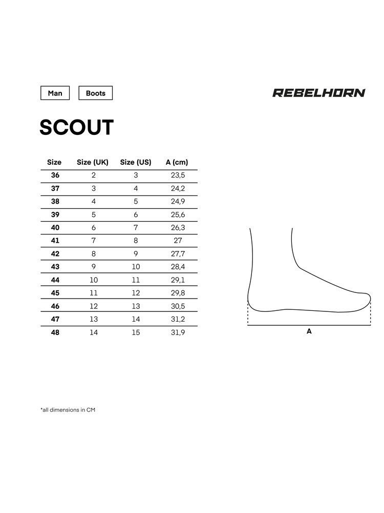 Buty motocyklowe turystyczne Rebelhorn Scout