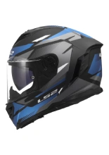 Kask integralny LS2 FF818 Storm III Komai czarno-niebieski