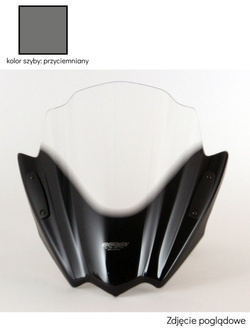 Szyba motocyklowa uniwersalna MRA "RNB" + zestaw montażowy HKSL Honda CB 1100 (13-23) przyciemniana