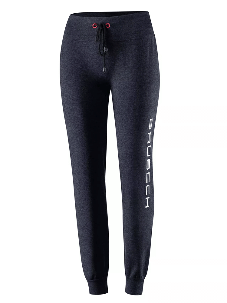 Leginsy damskie Brubeck Extreme Wool bordowe