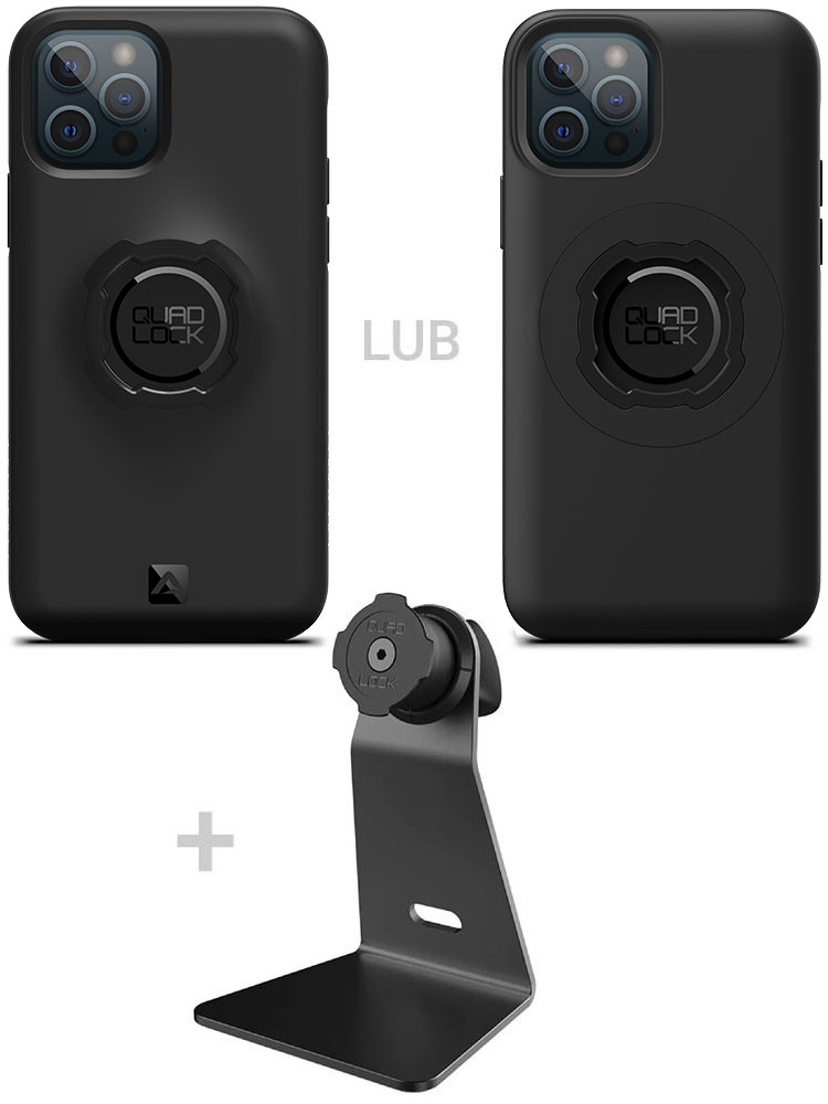 Zestaw na biurko: etui na telefon iPhone 12/12 Pro + uchwyt Quad Lock