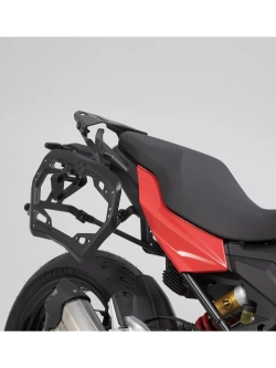 Zestaw: kufry boczne DUSC L + stelaże PRO SW-Motech BMW F 900 R/ XR (19-24) [poj.: 2 x 41l]