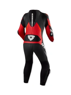 Kombinezon motocyklowy jednoczęściowy REV’IT! Hyperspeed 3 czarno-fluo czerwony