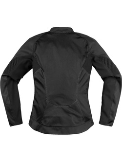 Kurtka motocyklowa damska tekstylna Icon Overlord 3 Mesh czarna