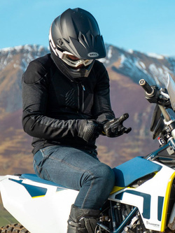 Rękawice motocyklowe skórzane Knox Urbane Pro czarne
