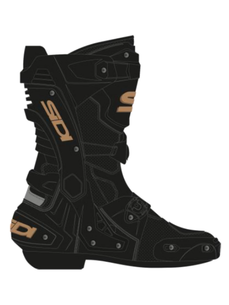 Buty motocyklowe Sidi Rex Air czarno-brązowe