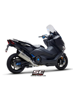 Pełny układ wydechowy 2-1, SC-Project SC1-R Titanium + Carbon - Yamaha T-MAX 530 / SX / DX / SX Sport Edition [17-19]