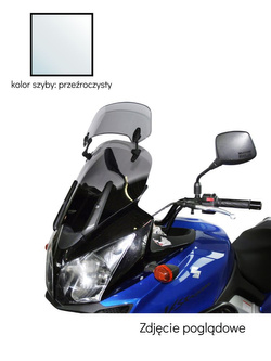 Szyba motocyklowa MRA X-Creen Touring "XCT" Suzuki DL 650 (04-10) / Suzuki 1000 V-Strom (04-13) / Kawasaki KLV 1000 (04-11) przeźroczysta