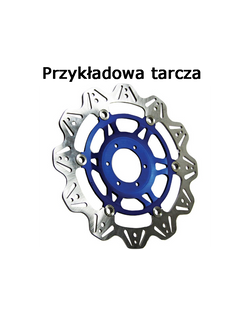 Tarcza Hamulcowa EBC VR662BLU VEE ROTOR niebieska na przód. Średnica 310mm.