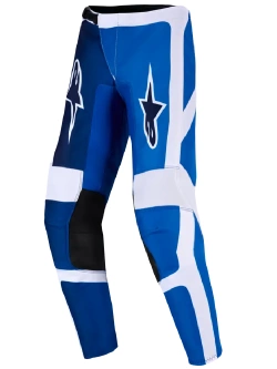Spodnie cross dziecięce Alpinestars MX Fluid Portl niebiesko-biało-czarne