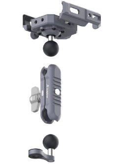Uchwyt na telefon Outplorer P100-B regulowany z poduszką antywstrząsową [mocowany na lusterko]
