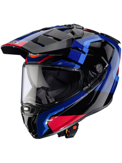 Kask adventure Caberg Tanami Scram czarno-niebiesko-czerwony