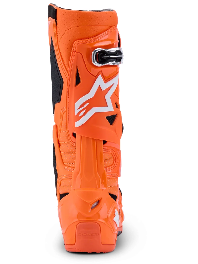 Buty enduro Alpinestars MX Tech 10 Supervented pomarańczowo-białe