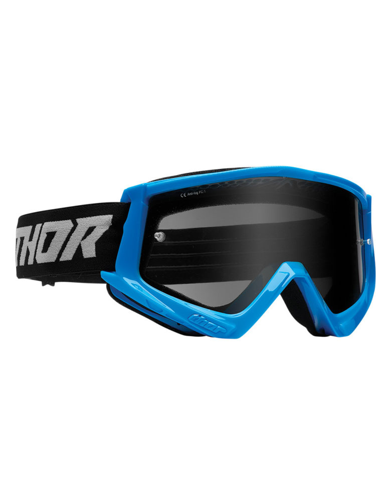 Gogle motocyklowe Thor Combat Racer Sand niebiesko-szare