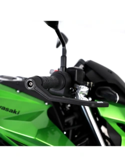 Osłony klamek hamulca i sprzęgła R&G Racing Interlock LOCK0019BK Kawasaki (wybrane modele) czarne