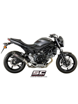 Tłumik owalny Slip-on SC-Project do Suzuki SV650 ABS / A [15-17]